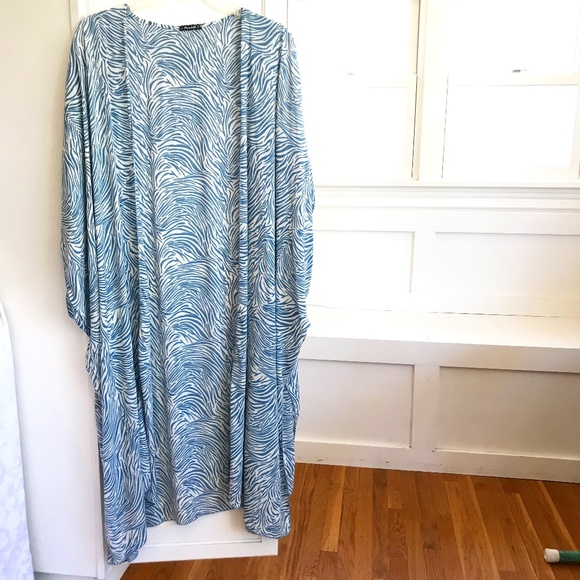 STORY TELLER Open Front Cardigan Kimono Oversized Wrap Women’s Plus Size 2X 3X - Picture 1 of 16